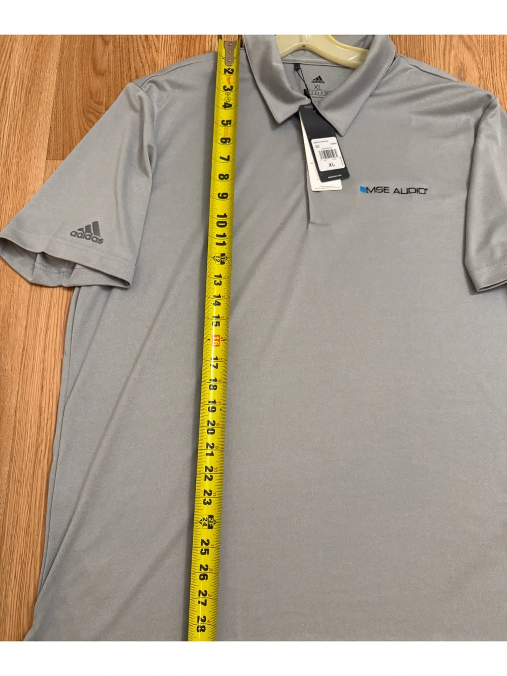 New Adidas Gray Performance Polo XL